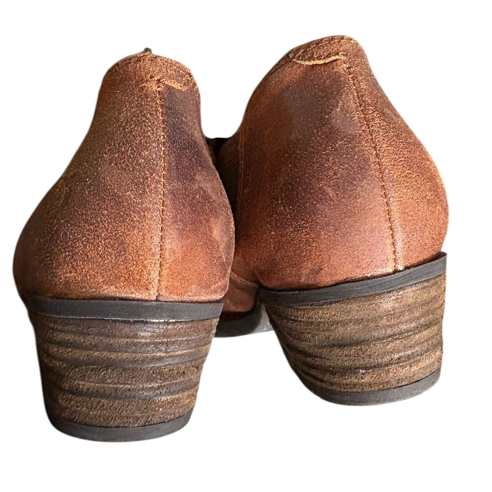 BORN  Rustic Brown Leather Loafers DALLIA SLIP ON ANKLE BOOT
SIZE 8B - Picture 8 of 11
